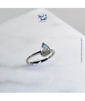 Chapter Eight-Labradorite Droplet Ring